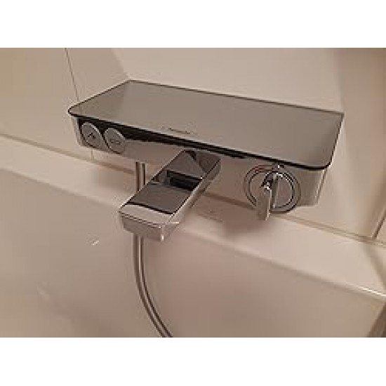 Термостат для ванни Hansgrohe ShowerTablet Select 300 з виливом і поличкою