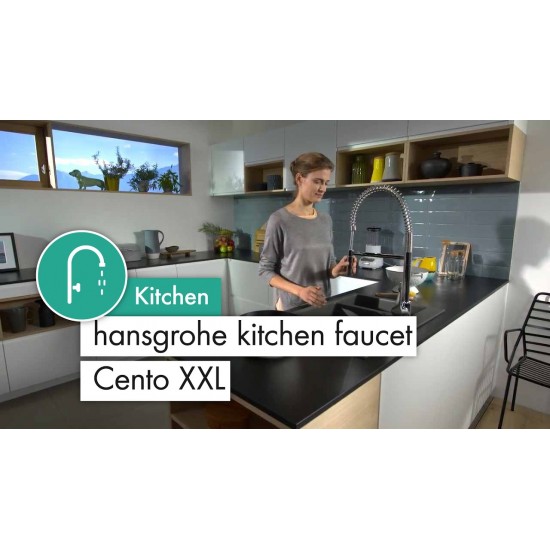 Смеситель для кухни Hansgrohe Cento XXL 2jet Semi Pro, два режима, хром (14806000)