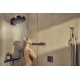 Верхний душ Hansgrohe Rainfinity 360 1jet с настенным соединителем, черный матовый (26230670)