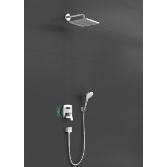 Душова система прихованого монтажу Hansgrohe Crometta E 240 1jet Logis, хром (27957000)