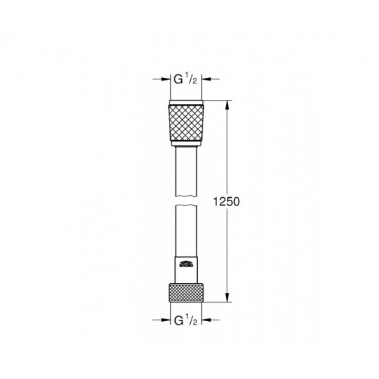 Душовий шланг Grohe Relexa Flex 1250 мм, хром (28150002)