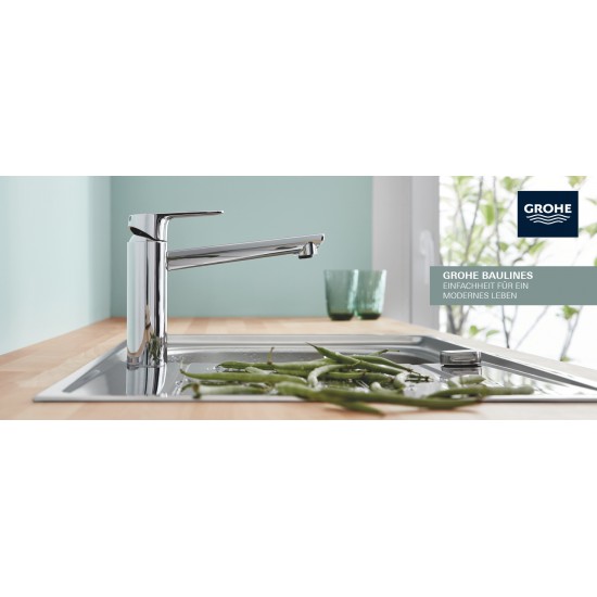 Змішувач для кухні GROHE BAULOOP, хром (31706000)