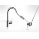 Смеситель для кухни Hansgrohe Focus 240 2jet с выдвижным изливом, стальной (31815800)