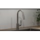 Смеситель для кухни Hansgrohe Focus 240 2jet с выдвижным изливом, стальной (31815800)