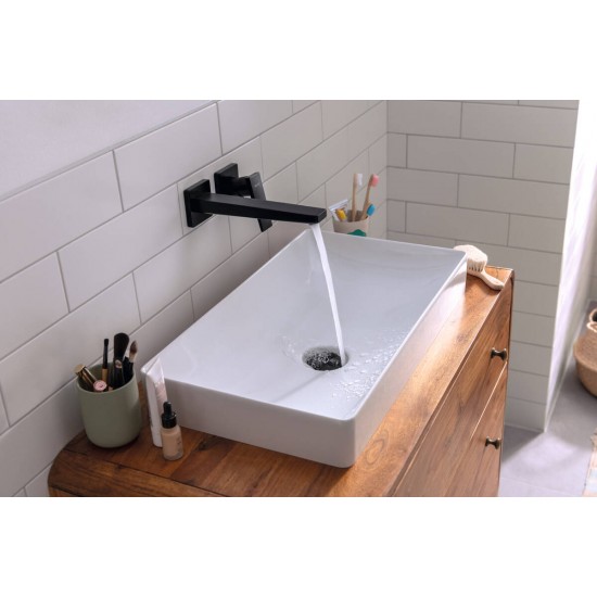 Смеситель для умывальника скрытого монтажа Hansgrohe Metropol, излив 225мм, цвет матовый черный (32526670) Смеситель для умывальника скрытого монтажа Hansgrohe Metropol, излив 225мм, цвет матовый черный (32526670)