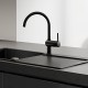 Змішувач для кухні Grohe Minta, velvet black, чорний матовий (32917KS0)