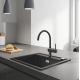 Змішувач для кухні Grohe Minta, velvet black, чорний матовий (32917KS0)