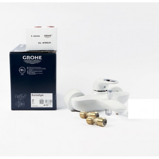 Смеситель для ванны Grohe Eurostyle New , белый (33591LS3)