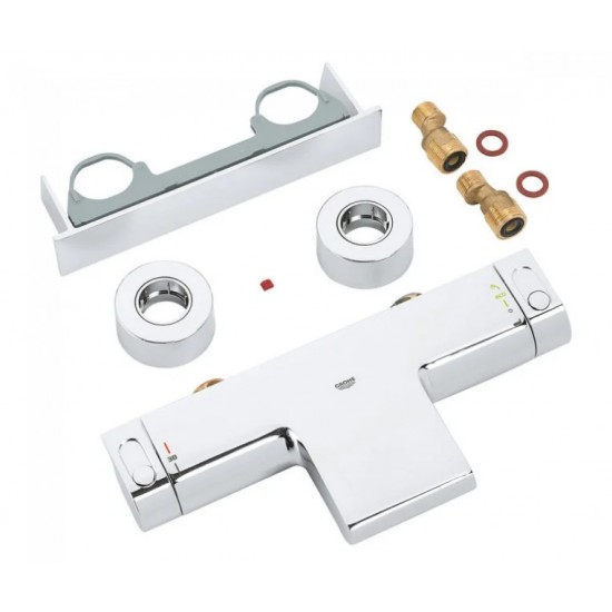 Термостат для ванны с полкой Grohe Grohtherm 2000 NEW и каскадным изливом (34464001) Термостат для ванны с полкой Grohe Grohtherm 2000 NEW и каскадным изливом (34464001)