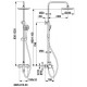 Душова система Kfa Armatura Amazonit зі змішувачем (4626-910-00)