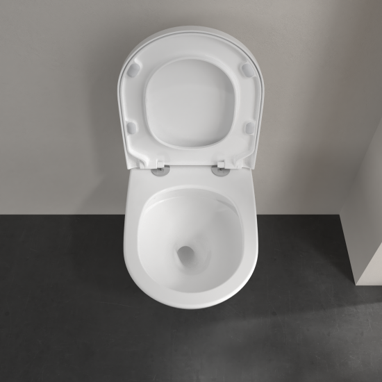 Унитаз подвесной Villeroy&Boch Subway TwistFlush 3.0 c сидением SoftClose, альпийский белый (4670T001)