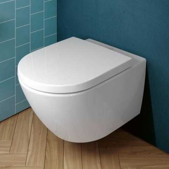 Унітаз підвісний Villeroy&Boch Subway TwistFlush 3.0 з сидінням SoftClose, альпійський білий (4670T001)