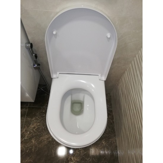 Унітаз підвісний Villeroy & Boch Architectura Directflush без обідка, з кришкою Soft Closing, білий (4694HR01)