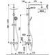 Душова система із змішувачем KFA ARMATURA MOZA BLACK,чорна (5036-910-81)