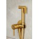 Гігієнічний душ прихований монтаж для біде KFA Armatura Moza BRUSHED GOLD, золото (5039-512-31)