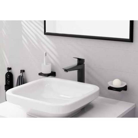 Змішувач для раковини HANSGROHE Logis 190 Matt Black, чорний матовий (71091670)