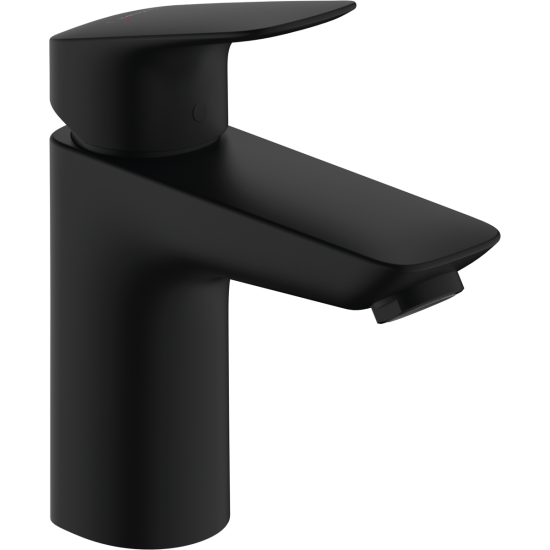 Змішувач для раковини HANSGROHE Logis 100 Matt Black, чорний матовий (71100670)