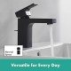 Змішувач для умивальника Hansgrohe Vernis Shape 100, чорний матовий (71561670)