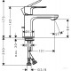 Смеситель для умывальника Hansgrohe REBRIS S 80 (72510000)