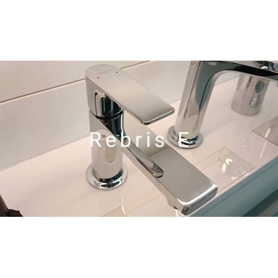 Змішувач для умивальника Hansgrohe Rebris E 80 з д/к pop-up, Chrome (72550000)