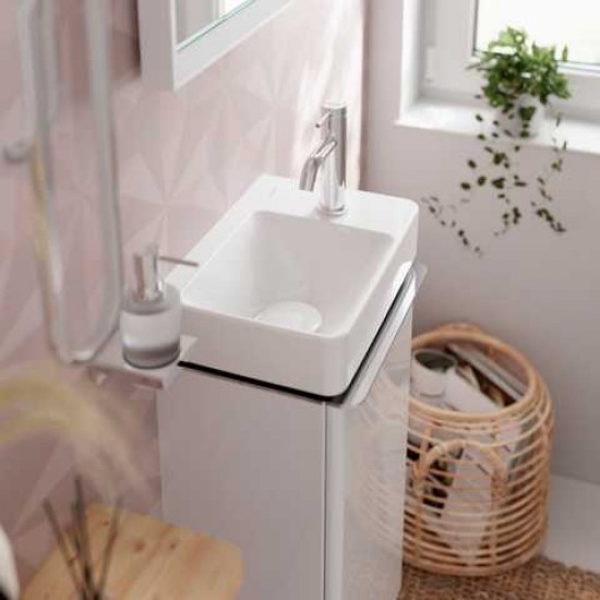 Змішувач для умивальника Hansgrohe Tecturis S 80 CoolStart, хром (73301000)