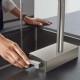 Смеситель для кухонной мойки HANSGROHE Aquno Select M81 170 Stainless Steel Finish 3jet с вытяжным изливом, Sbox,  нержавеющая сталь (73831800)