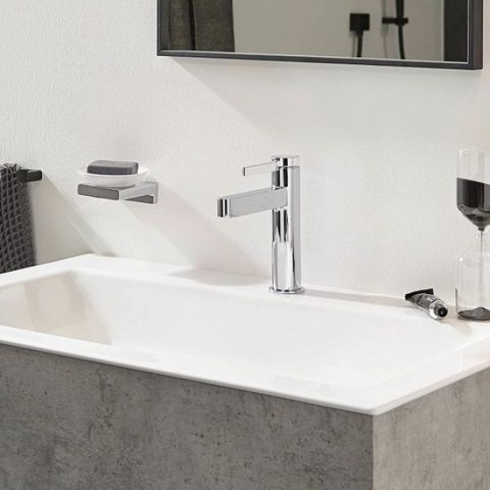 Змішувач для умивальника Hansgrohe Finoris 110 з донним клапаном, хром (76020000)