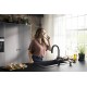 Смеситель для кухни Hansgrohe Aqittura M91 FilterSystem 210 1jet с вусным изливом, черный матовый (76803670)