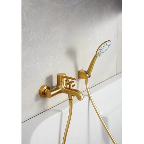 Душевой набор KFA ARMATURA MOZA GOLD, золото (841-220-31) Душевой набор KFA ARMATURA MOZA GOLD, золото (841-220-31)