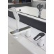Змішувач для ванни Imprese Breclav, врізний, на 3 отвори, білий-хром (85245W)