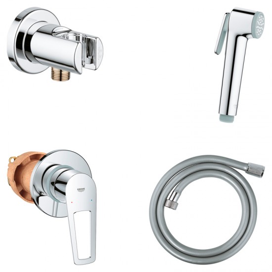 Набір прихованого монтажу з гігієнічною лійкою Grohe BAULOOP NEW (UA11104201U) Набір прихованого монтажу з гігієнічною лійкою Grohe BAULOOP NEW (UA11104201U)
