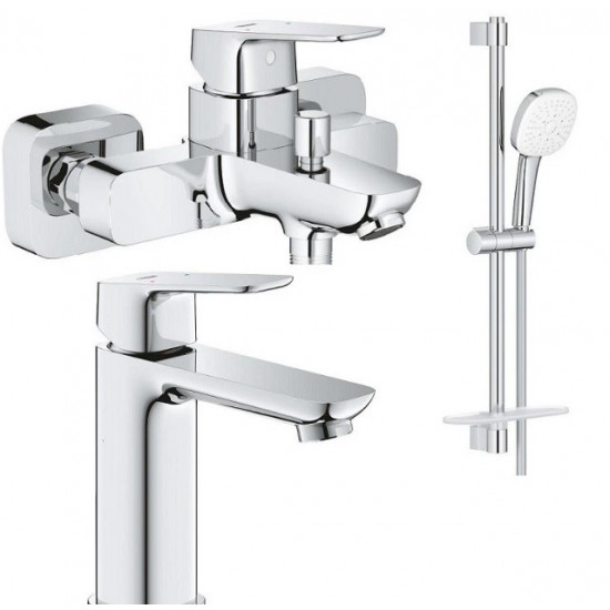 Набор смесителей GROHE Cubeo 1017550000+1018130000+27929003, хром (UA125246M) Набор смесителей GROHE Cubeo 1017550000+1018130000+27929003, хром (UA125246M)