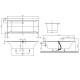 Ванна кварилова Villeroy&Boch Squaro Edge 12 190х90 з нiжками, з комплектом злив/перелив (UBQ190SQE2DV-01) Ванна кварилова Villeroy&Boch Squaro Edge 12 190х90 з нiжками, з комплектом злив/перелив (UBQ190SQE2DV-01)