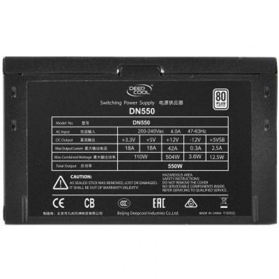 Блок питания Deepcool 550W (DN550) Блок питания Deepcool 550W (DN550)