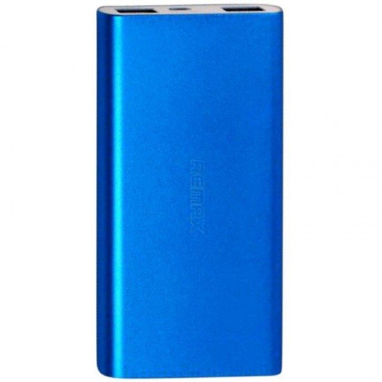 Портативна батарея 10000 мА Vanguard Li-Pol Blue Remax 6954851218661