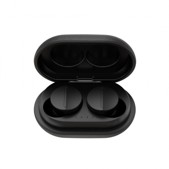 Беспроводные Bluetooth наушники Sabbat Vooplay 100 Shadow с чехлом для зарядки (Черный)