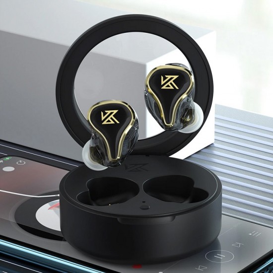 Беспроводные Bluetooth наушники KZ SK10 с игровым режимом (Черный)