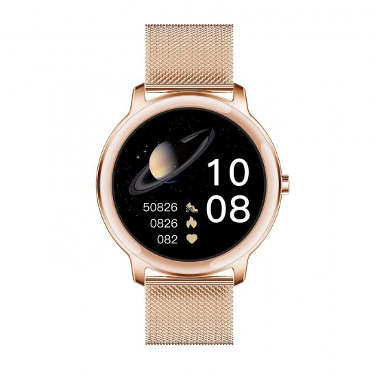 Умные часы Lemfo R18 Metal с пульсоксиметром (Золотой)