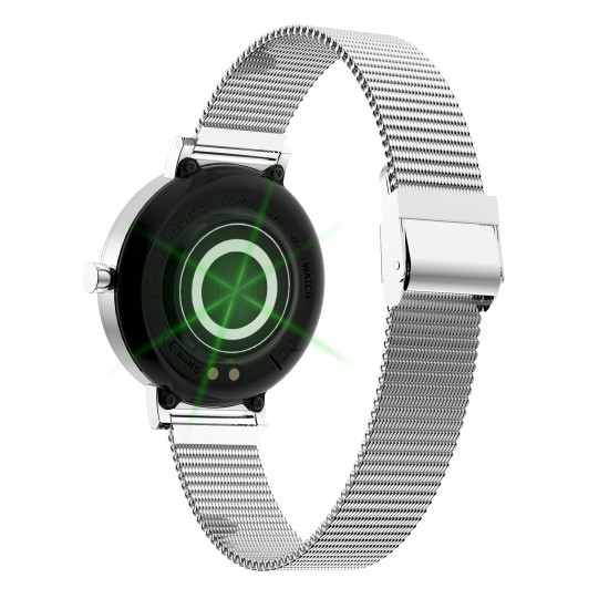 Розумний годинник Linwear LW06 Metal з вимірюванням тиску (Сріблястий)