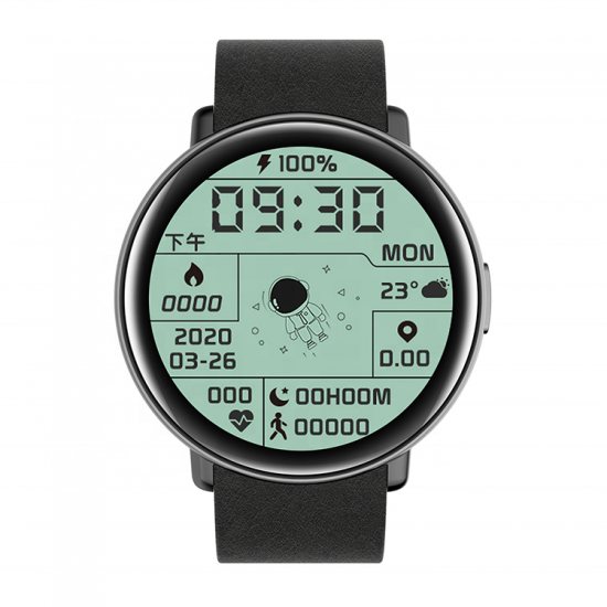 Умные смарт часы Lemfo M30 со встроенным пульсоксиметром (Черный)