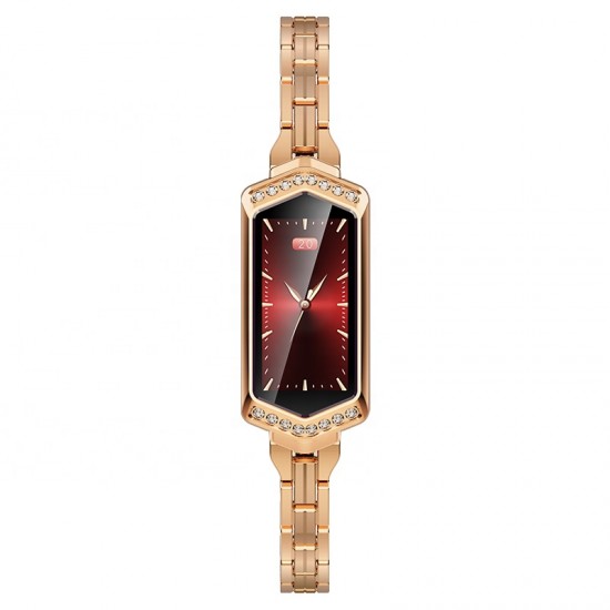Умные часы фитнес браслет Finow B78 с цветным дисплеем и тонометром (Золотой)