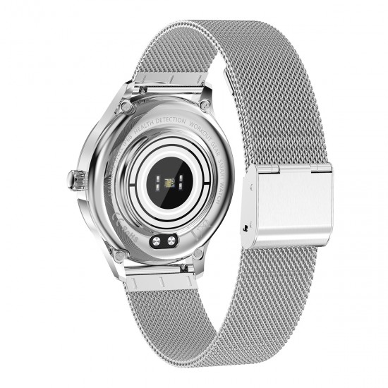 Розумний годинник Linwear LW07 Metal з вимірюванням пульсу і кисню в крові (Сріблястий)