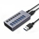 USB hub Acasis H707 на 7 портов USB 3.0 (Серый)