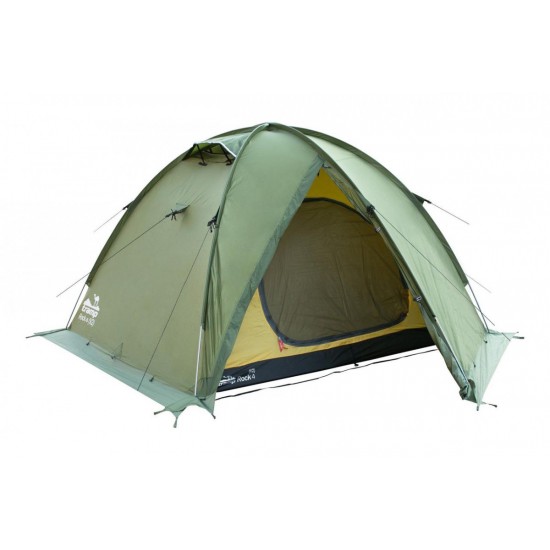 Палатка четырехместная Tramp Rock 4 V2 TRT-029-green 400х220x140 см