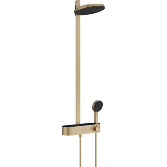 Душевая система Hansgrohe Pulsify S 2jet термостат, Brushed Bronze (24240140)