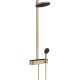 Душевая система Hansgrohe Pulsify S 2jet термостат, Brushed Bronze (24240140)