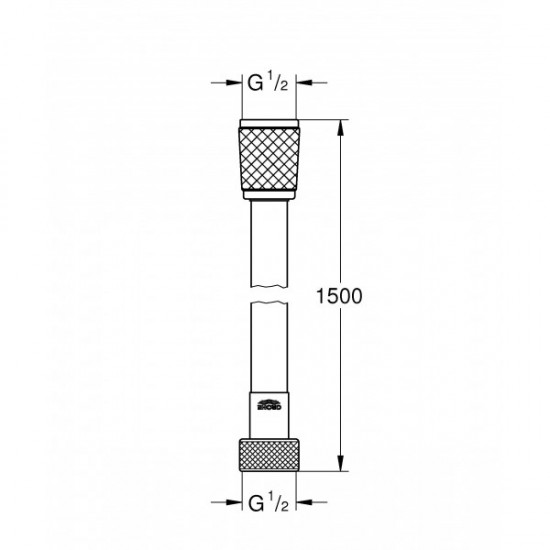 Душовий шланг Grohe Relexaflex 1500 мм (28151002)