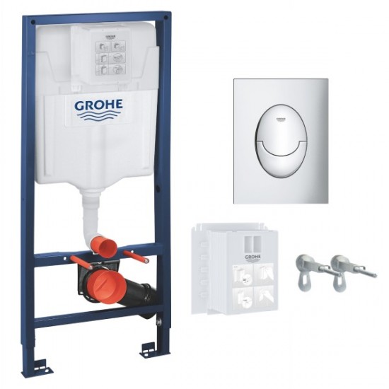 Инсталляция для унитаза Grohe Rapid SL с кнопкой хром (39503000)