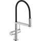 Смеситель для кухни Hansgrohe Talis Select M54 210 3jet Semi-Pro, PowderSpray, хром (72861000)