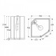Ido SHOWERAMA 10-5 Comfort кабіна п'ятикутна 90х90см Ido SHOWERAMA 10-5 Comfort кабіна п'ятикутна 90х90см